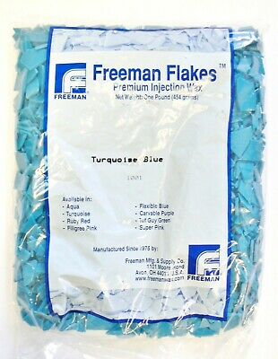 Freeman Injection Wax Turquoise Blue Wax Jewelry Making Lost Wax Casting 1 Lb