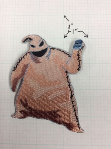 The Nightmare Before Christmas Oogie Boogie Figure Embroidered Patch, New Unused