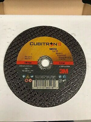 3m Cubitron Ii Cut Off Wheel 4" X 0.35" X 3/8" 3m 66518 Replacement For 3m 01994